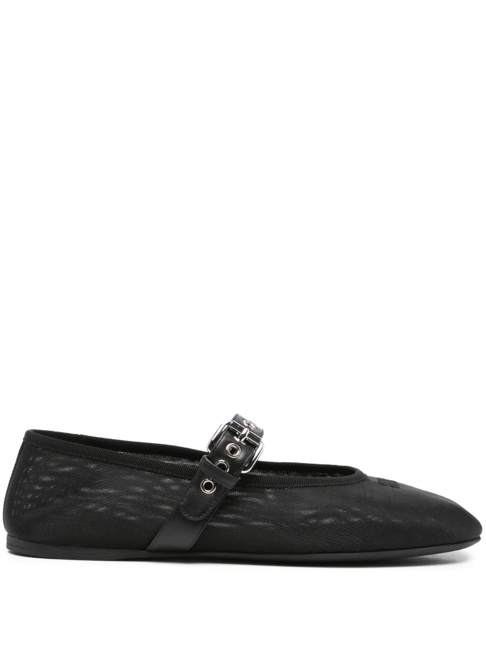 Miu Miu MIU MIU STRAP BALLET | Zwart | Image 1