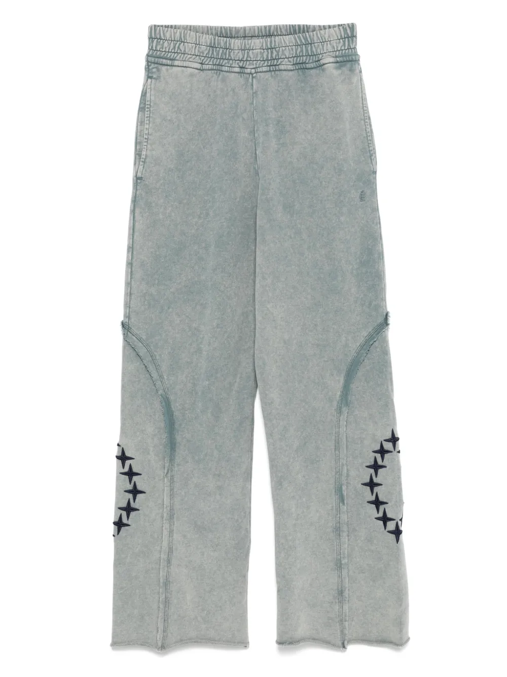Études Studio embroidered track pants | Blue | Image 1