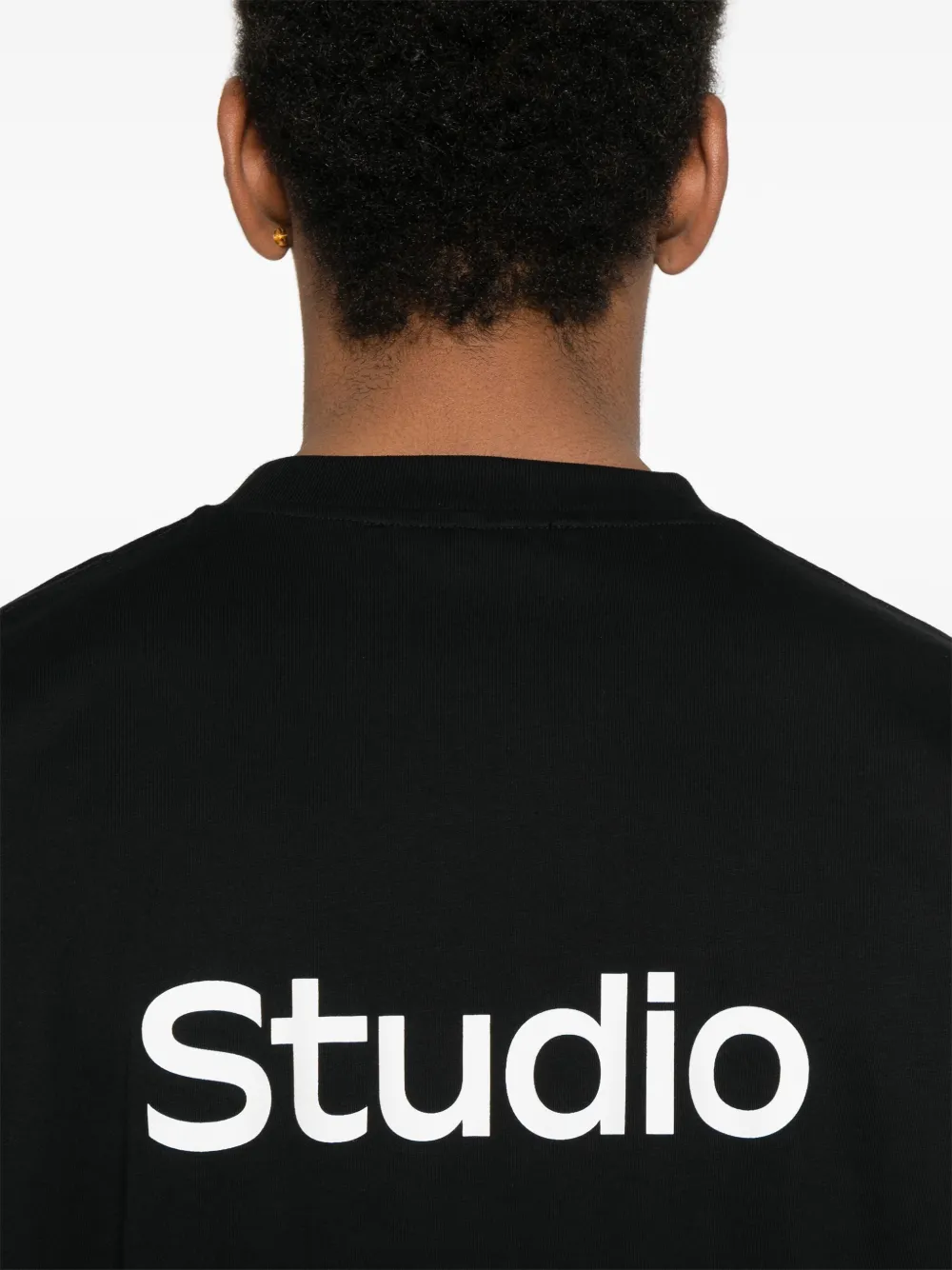 Etudes Studio Logo-print T-shirt In Black