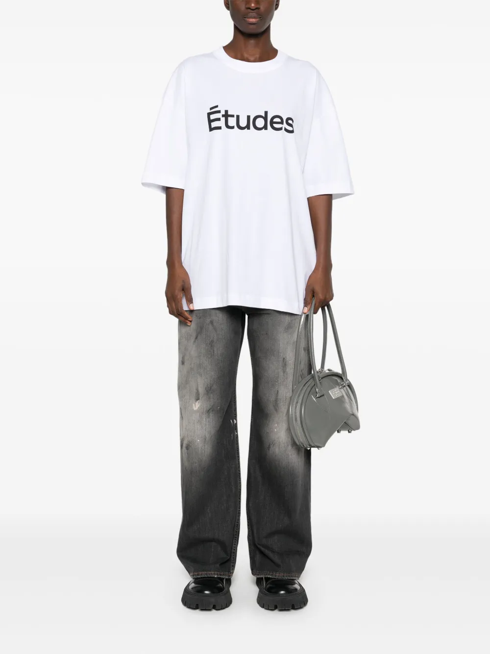 Etudes Studio T-shirt In White Cotton In White