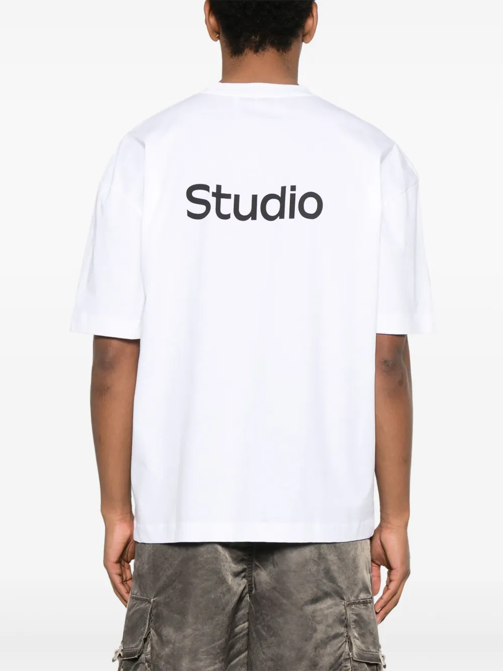 Etudes Studio T-shirt In White Cotton In White