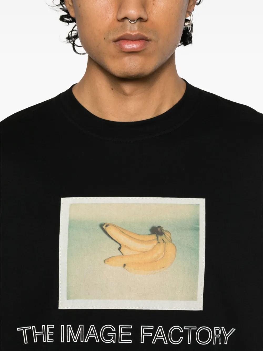 Etudes Studio Andy Warhol Banana Graphic Print T-shirt In Black