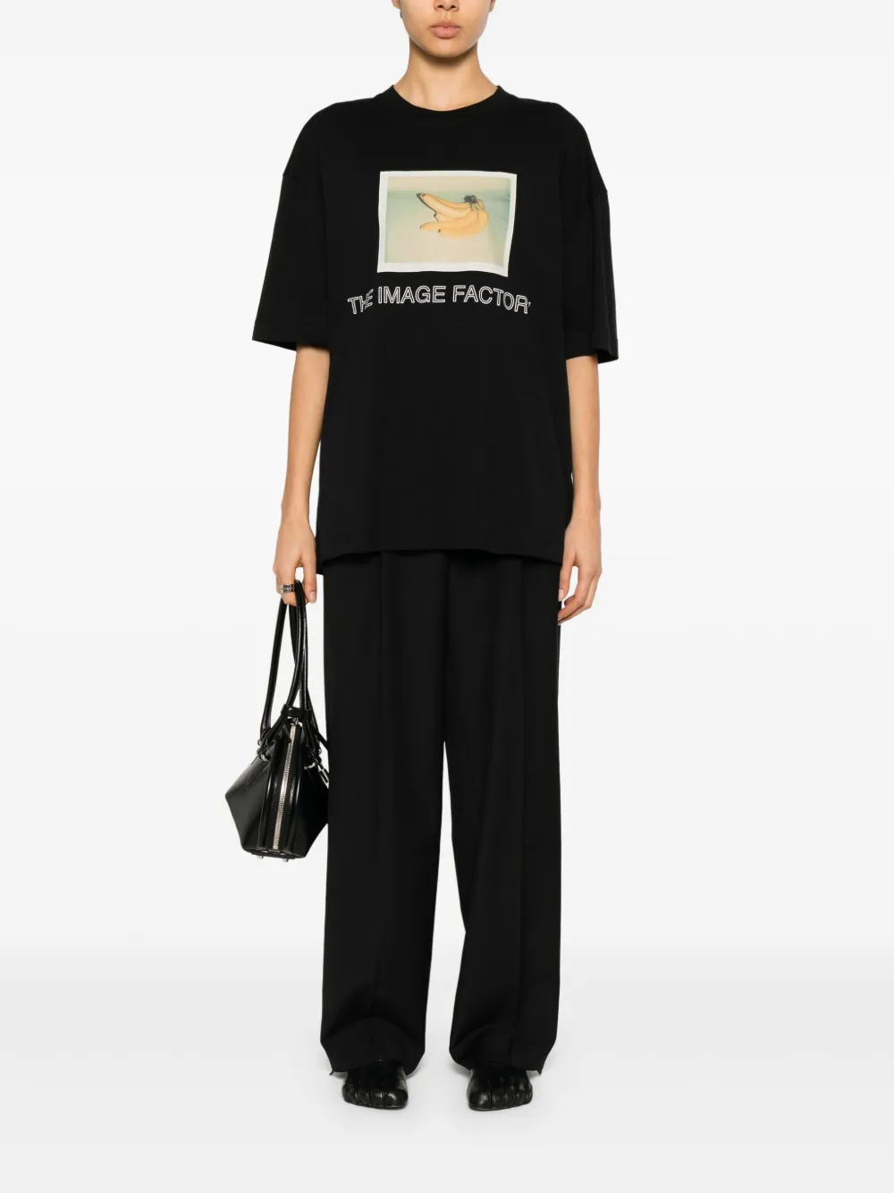 Etudes Studio Andy Warhol Banana Graphic Print T-shirt In Black