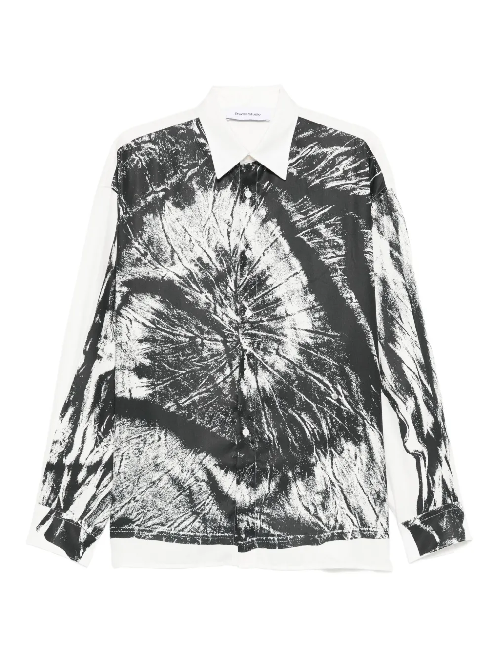 trompe l'oeil-print shirt