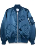 Études Studio logo-patch bomber jacket - Blue