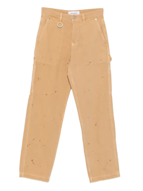 Études Studio paint-splatter carpenter trousers