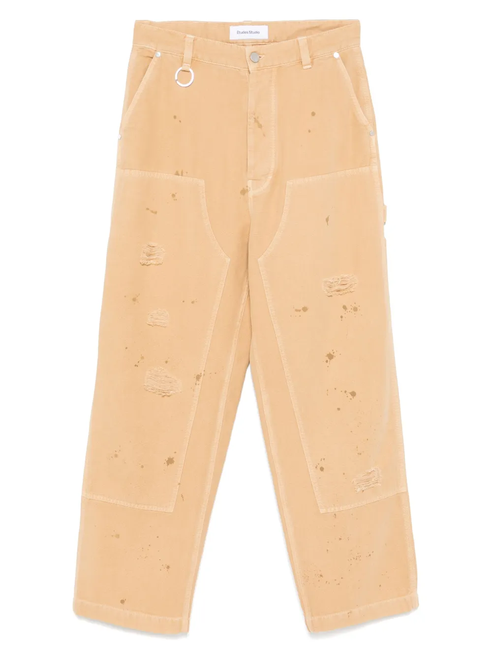 Études Studio distressed trousers | Brown | Image 1