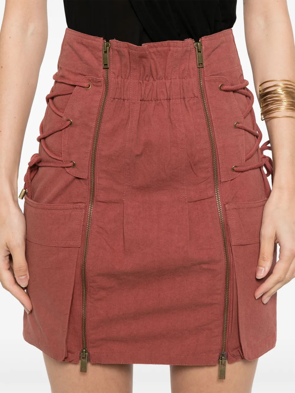 ISABEL MARANT Iteli mini-rok Bruin