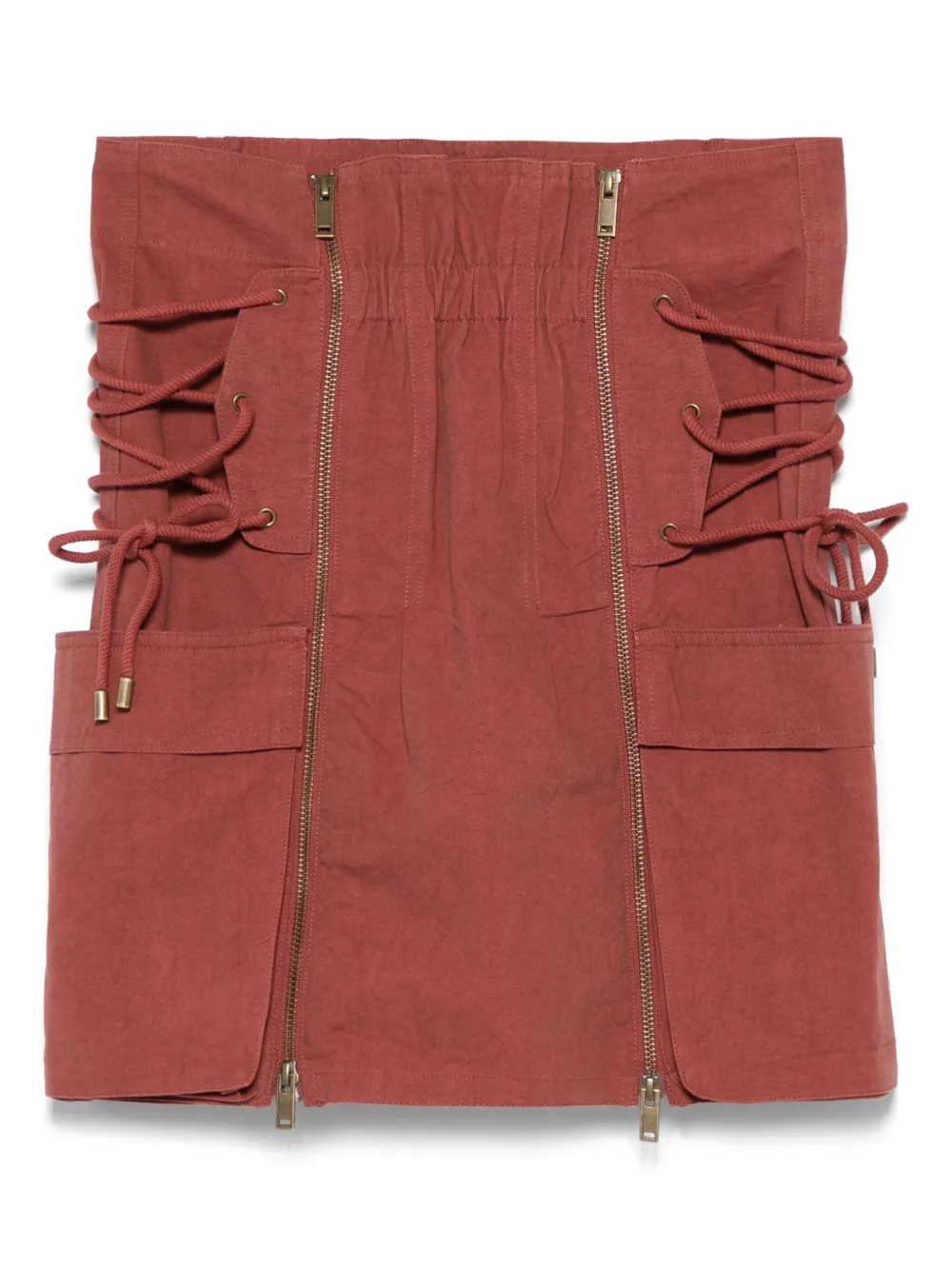 ISABEL MARANT Iteli ミニスカート - ブラウン ISABEL MARANT Iteli ミニスカート - ブラウン