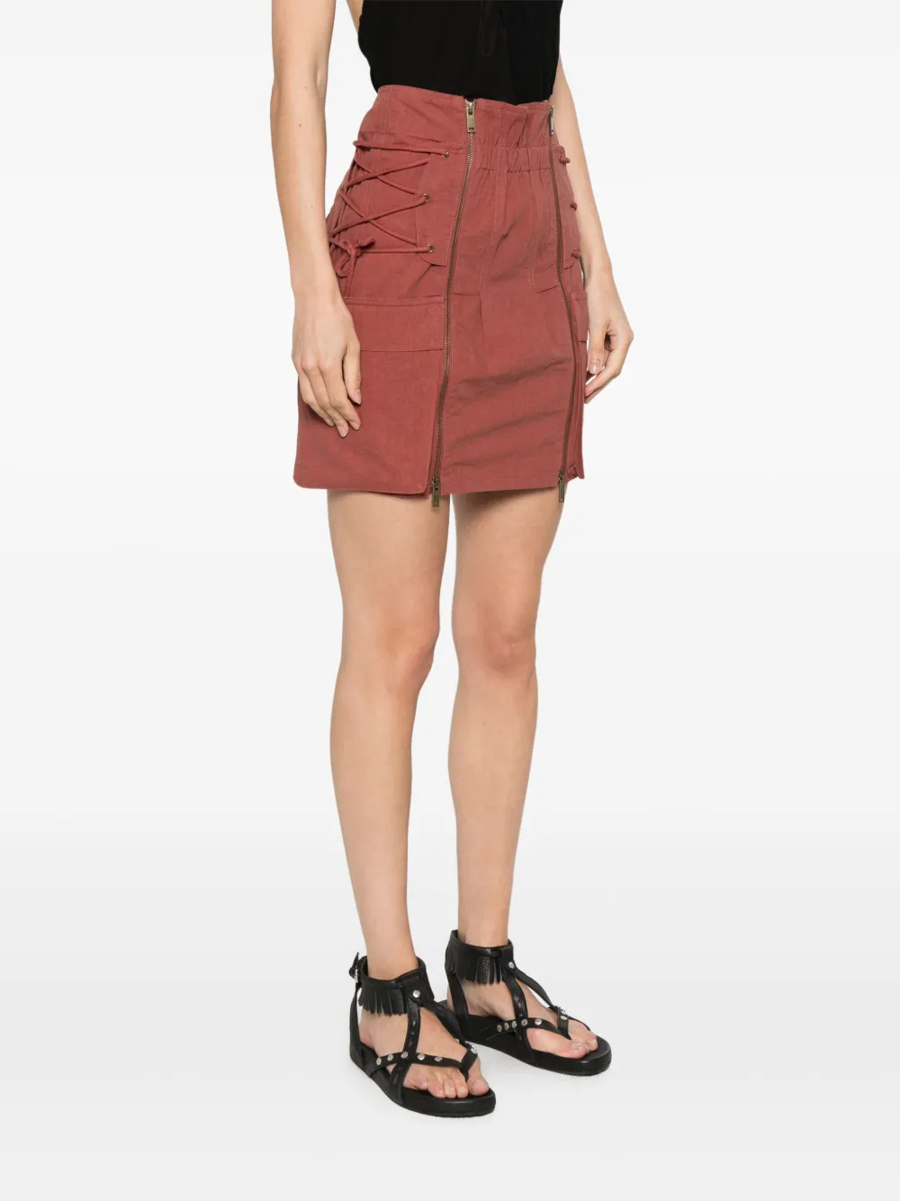 ISABEL MARANT Iteli mini-rok Bruin
