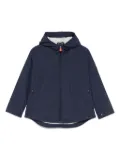 Save The Duck Kids logo-patch jacket - Blue