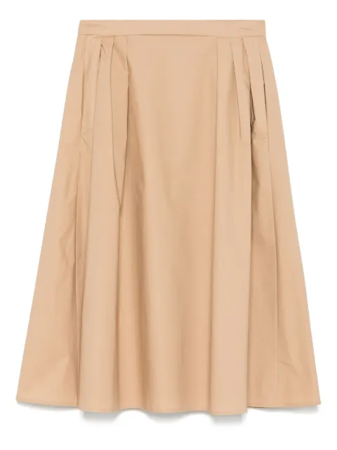 Merci pleat-detailed midi skirt