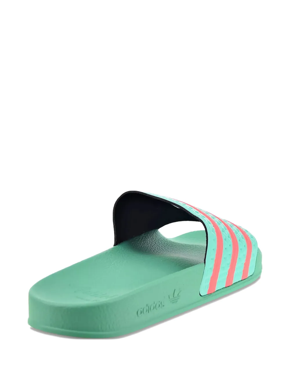 Adidas Originals Adilette "hi-res Green Turbo" Slides In Green