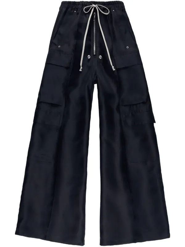 Rick Owens Cargo Belas Trousers in Black