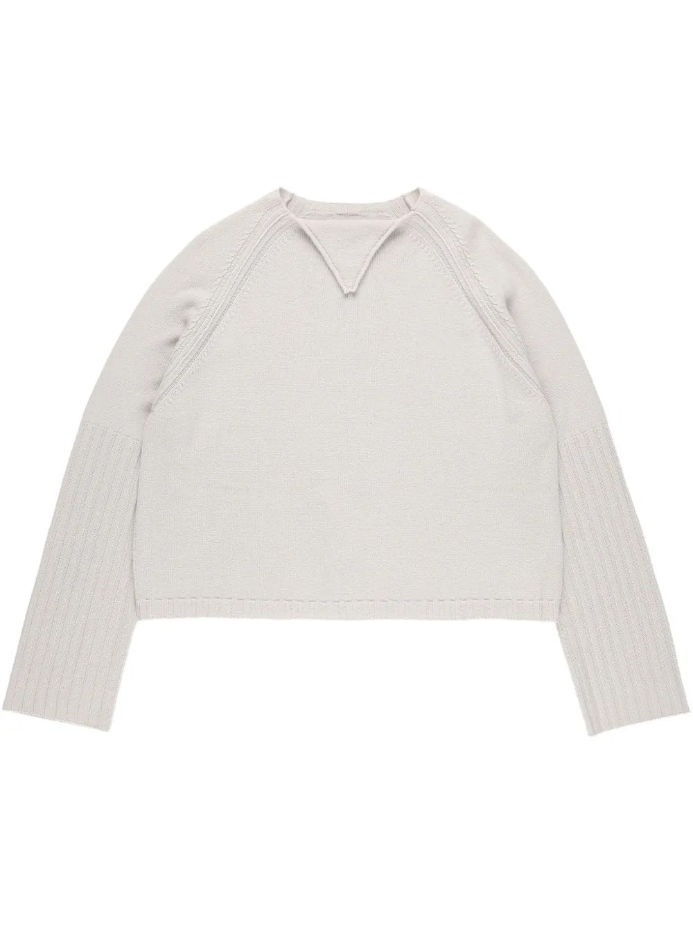 Rick Owens Trui met raglan mouwen en ronde hals Beige