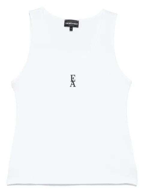 Emporio Armani raised-logo tank top