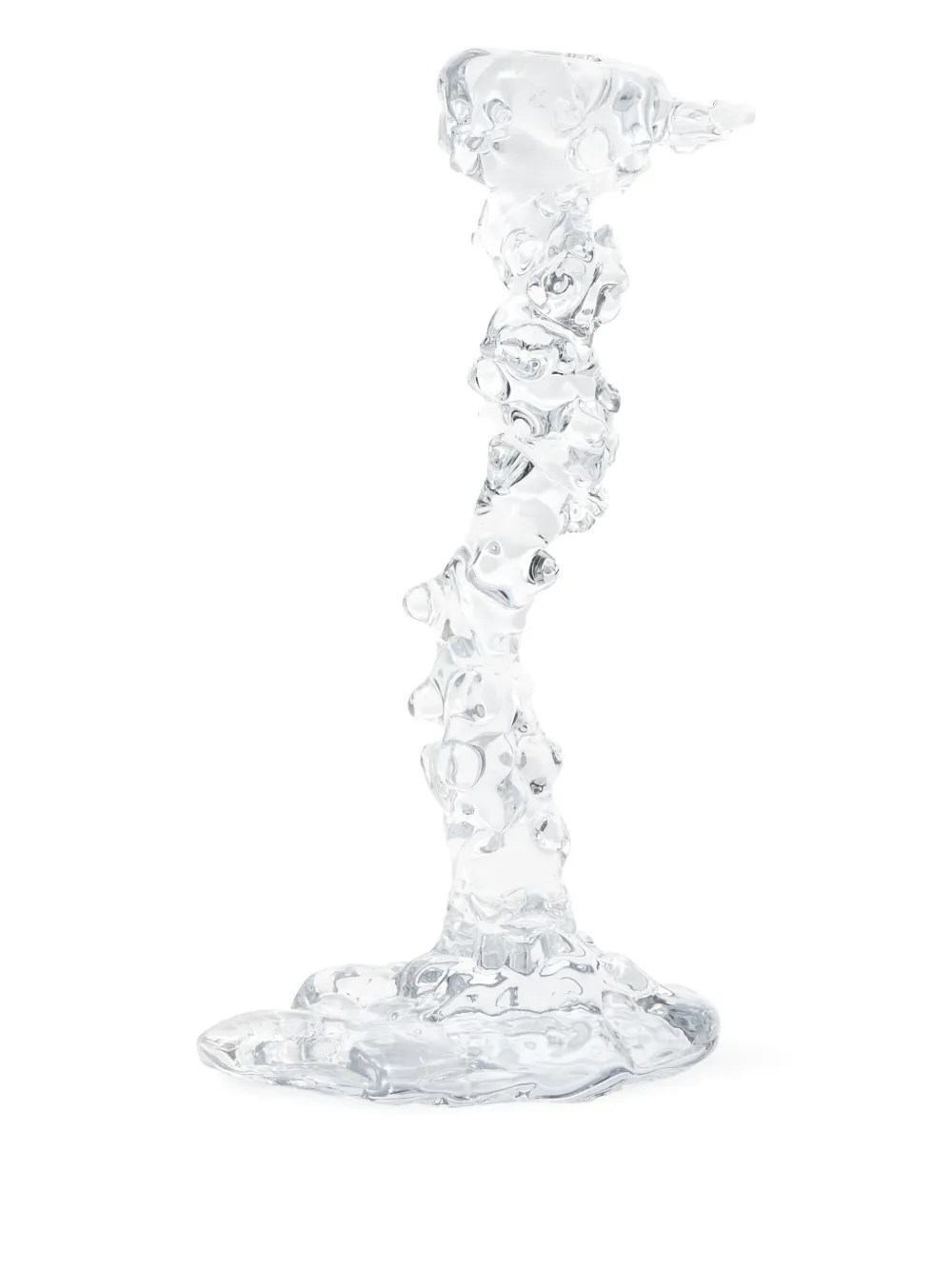 POLSPOTTEN Drip glass candle holder (25cm) | Neutrals | Image 1