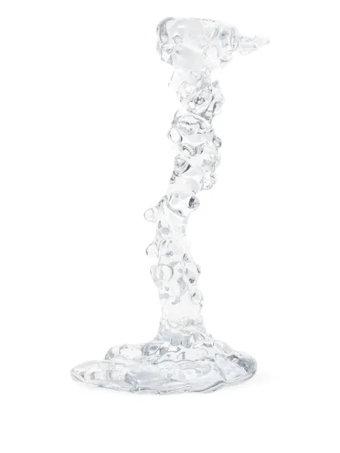 POLSPOTTEN Drip glass candle holder (25cm)
