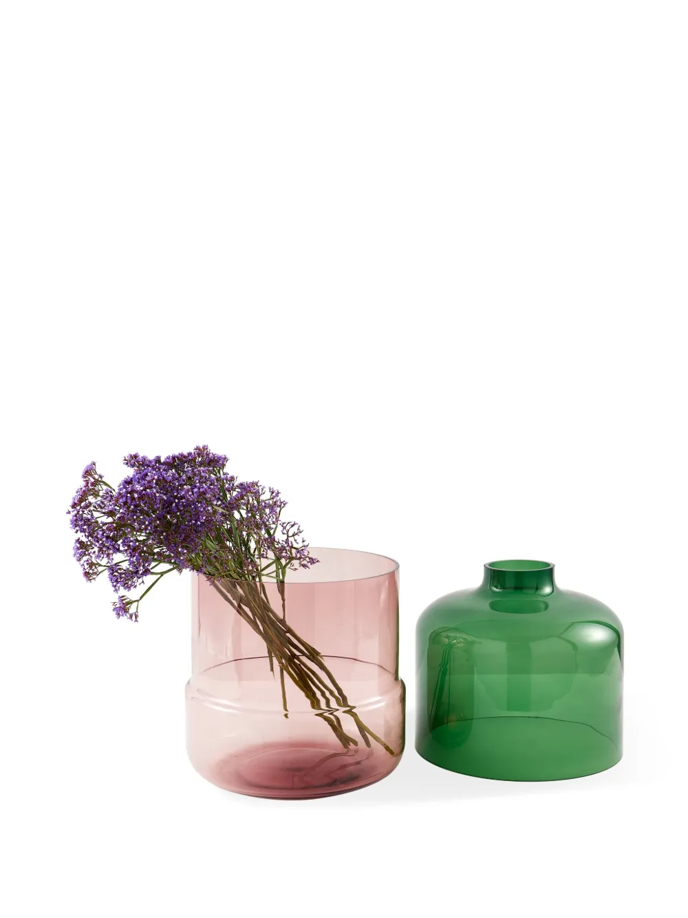 Polspotten Glass Vase In Green