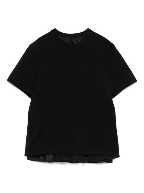 sacai panelled T-shirt