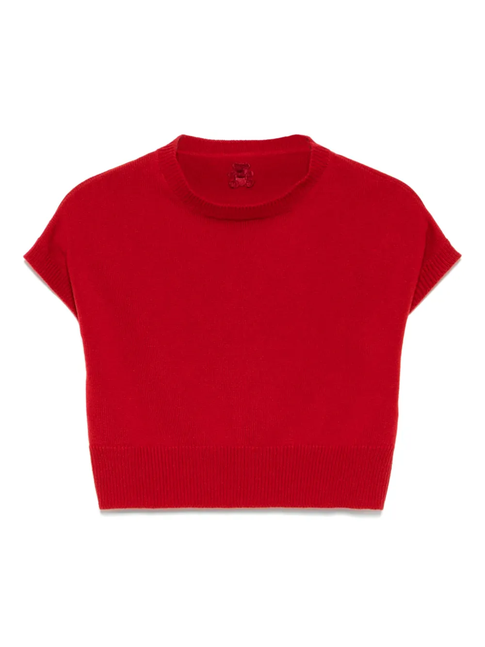 Teddy Cashmere Genova ノースリーブ トップ - レッド Teddy Cashmere Genova ノースリーブ トップ - レッド
