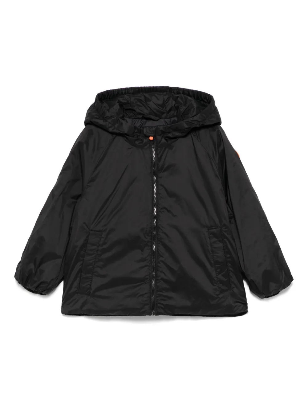 Save The Duck Kids logo-patch jacket | Black | Image 1