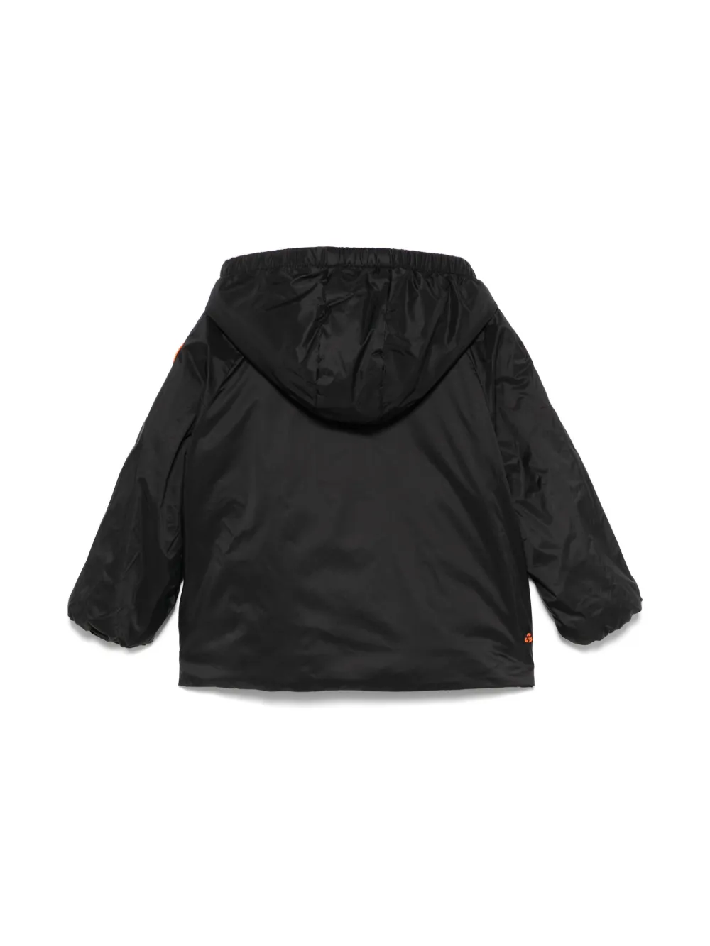 Save The Duck Kids logo-patch jacket | Girls Padded Jackets | Image 2