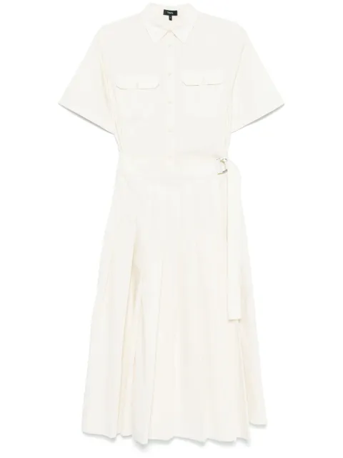 Theory pleated maxi dress