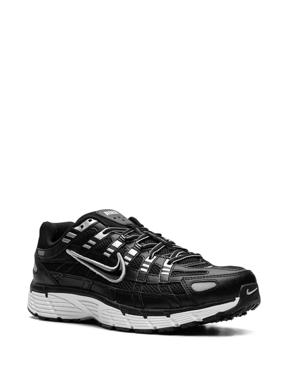 Nike P-6000 "Black/White/Metallic Silver" sneakers - Zwart