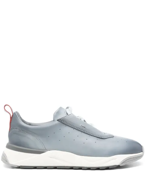 Santoni leather sneakers
