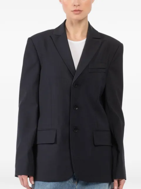 Tibi button-fastening single-breasted blazer