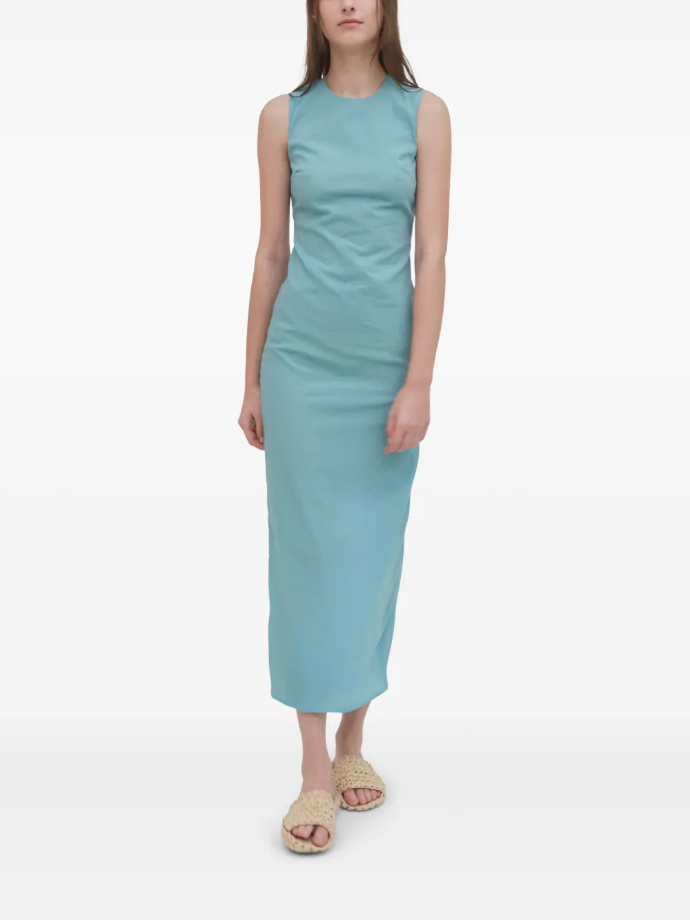 Rosetta Getty Mouwloze jurk Blauw