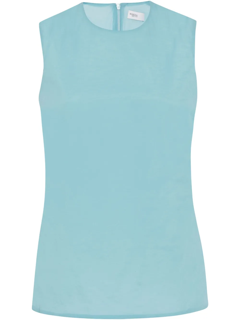 Rosetta Getty top con cuello redondo | azul | Image 1