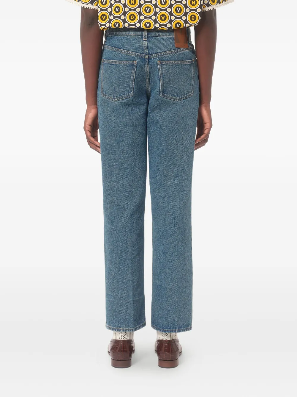 Valentino Garavani Straight jeans Blauw