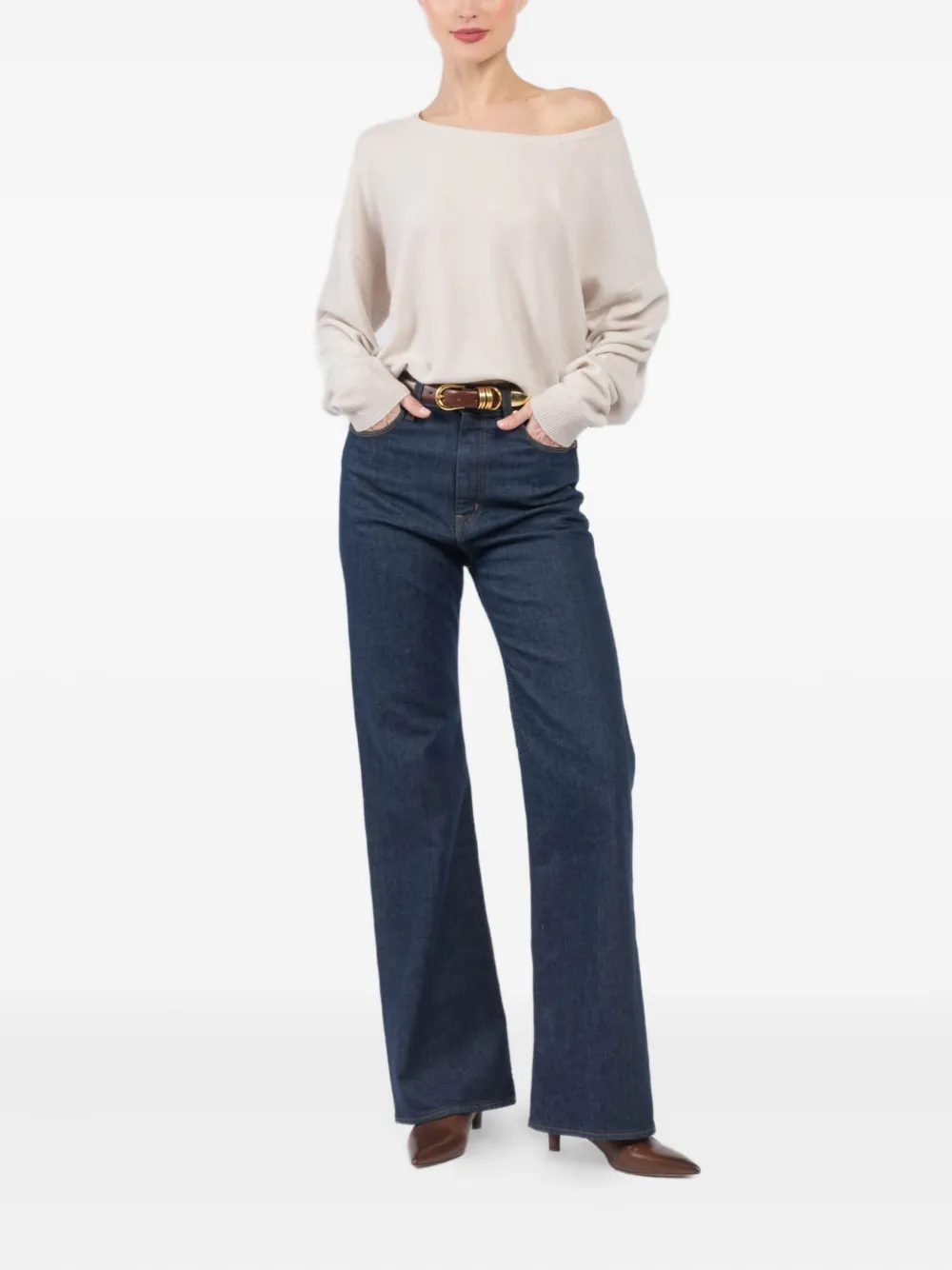 extreme cashmere boat-neck long-sleeved top | Blouses | Image 2