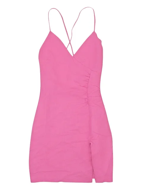 Callipygian v-neck midi dress