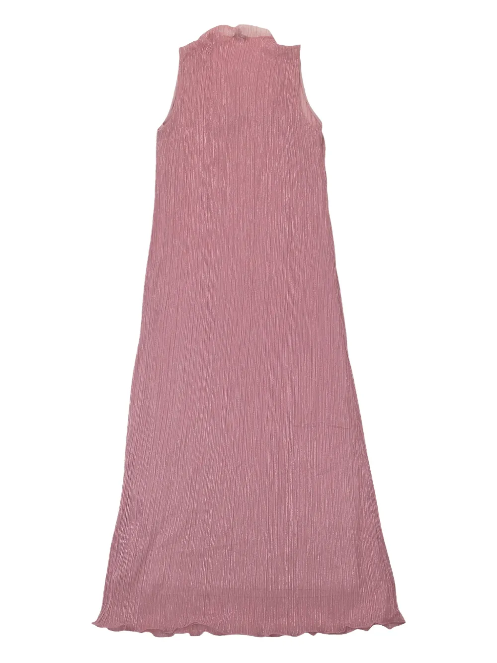 Callipygian pleated lurex Pink dress - Roze