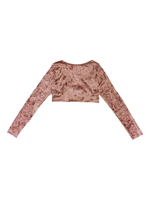 Callipygian crushed velvet T-shirt