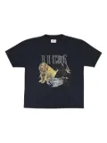 RHUDE Rhinestone Hunting Dog T-shirt - Black