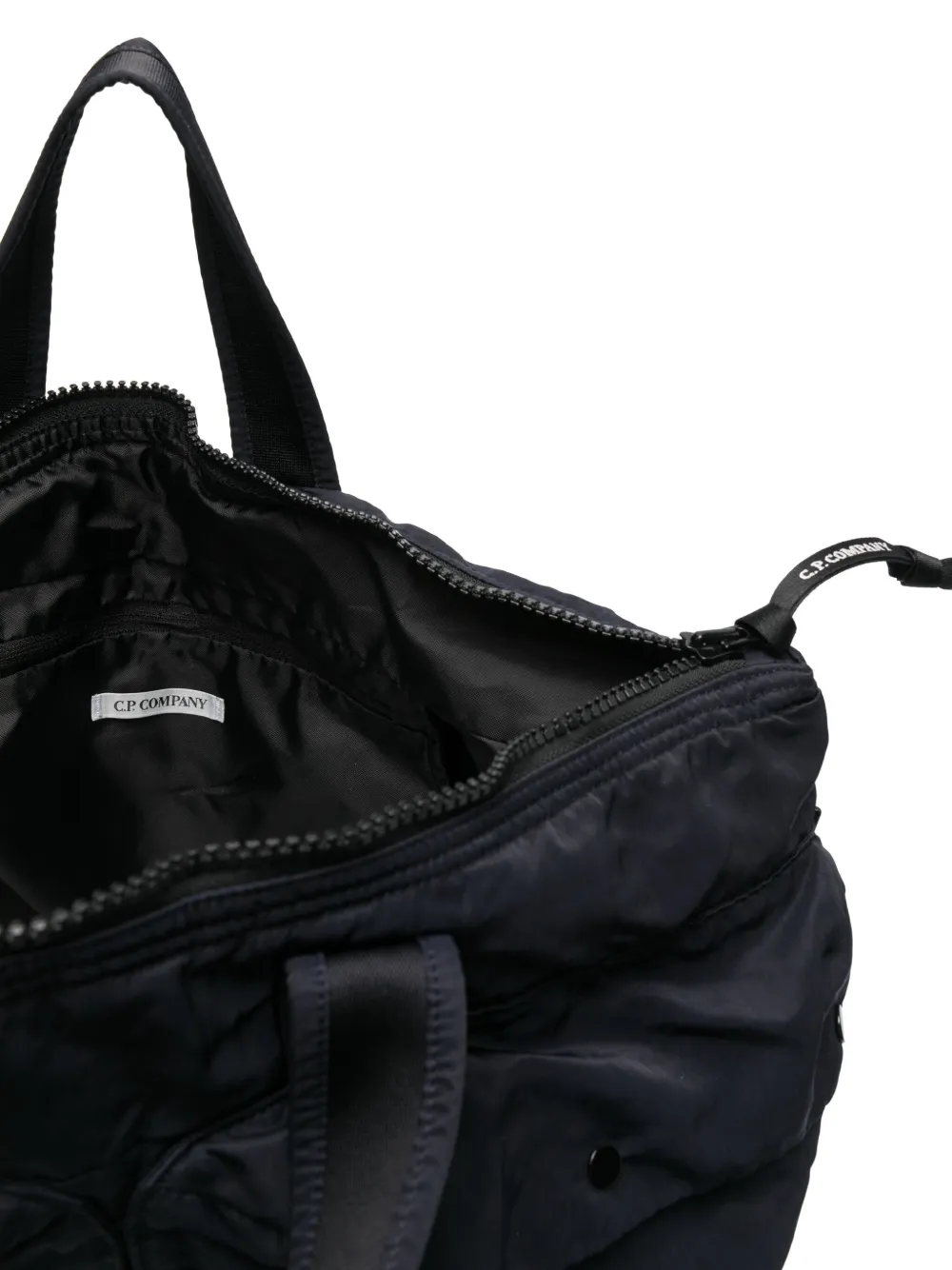 Shop C.p. Company Nylon B Lens Tote Bag In Blue