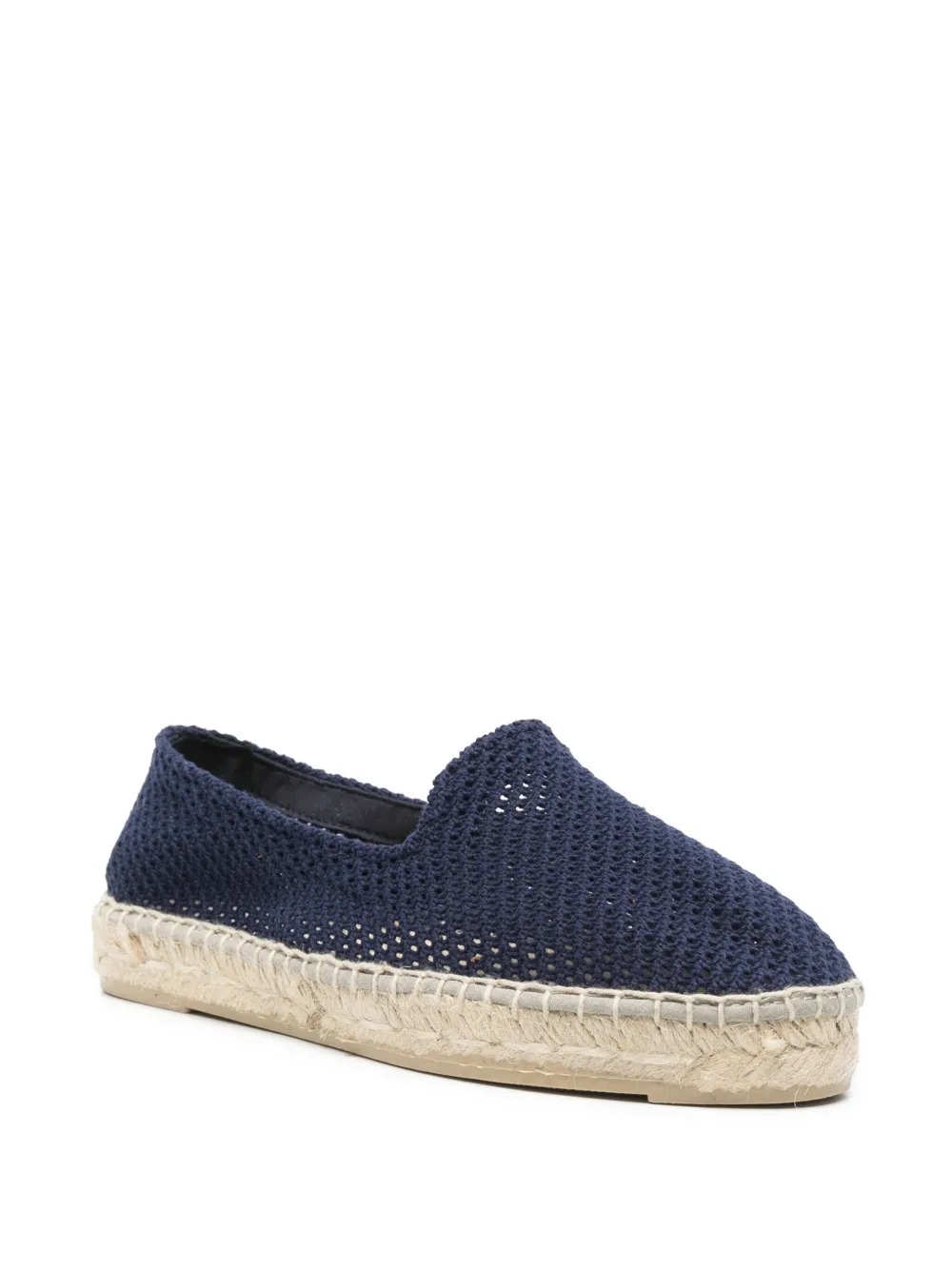 Manebi crochet espadrilles Blue