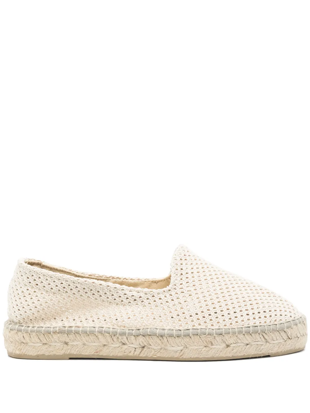 Manebi crochet espadrilles Neutrals