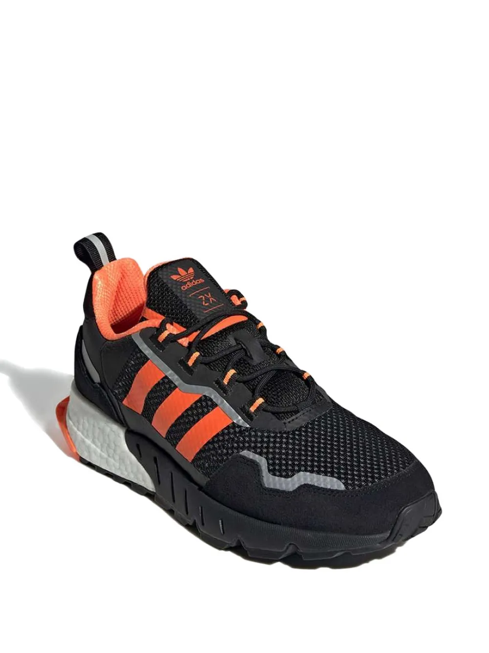 adidas ZX 1K Boost "Black Solar Orange" sneakers