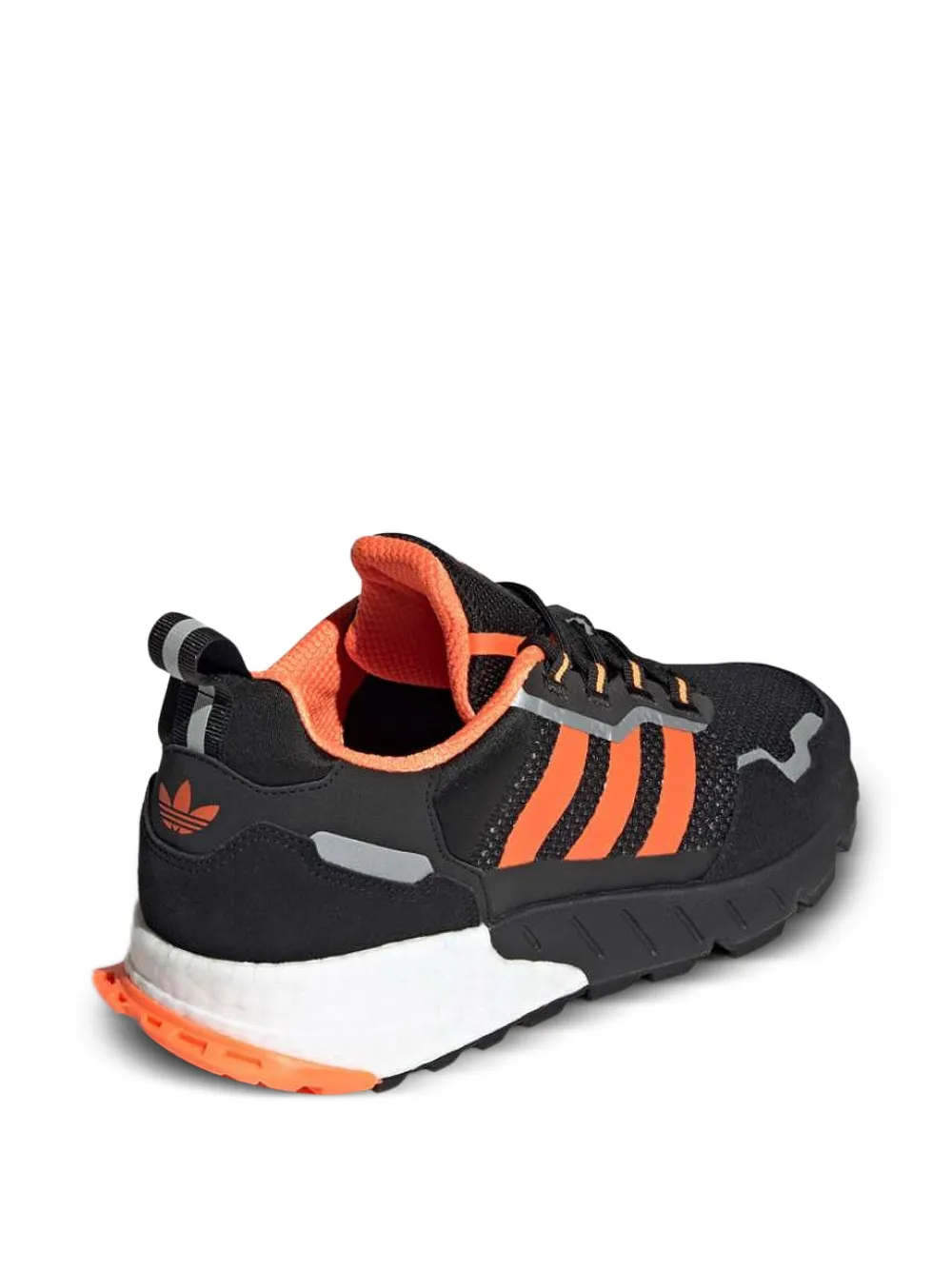 adidas ZX 1K Boost "Black Solar Orange" sneakers Zwart