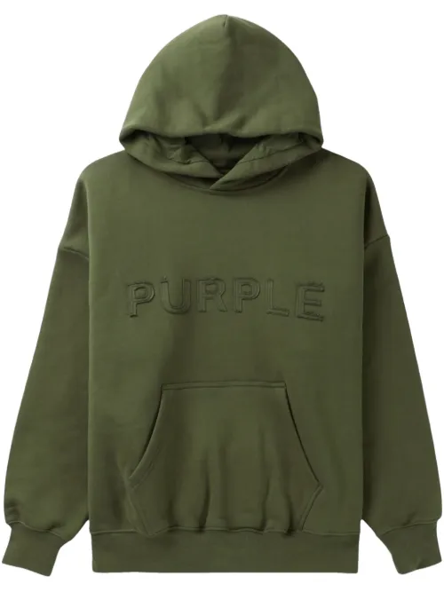 Purple Brand hoodie en coton - Vert - Purple Brand - Modalova