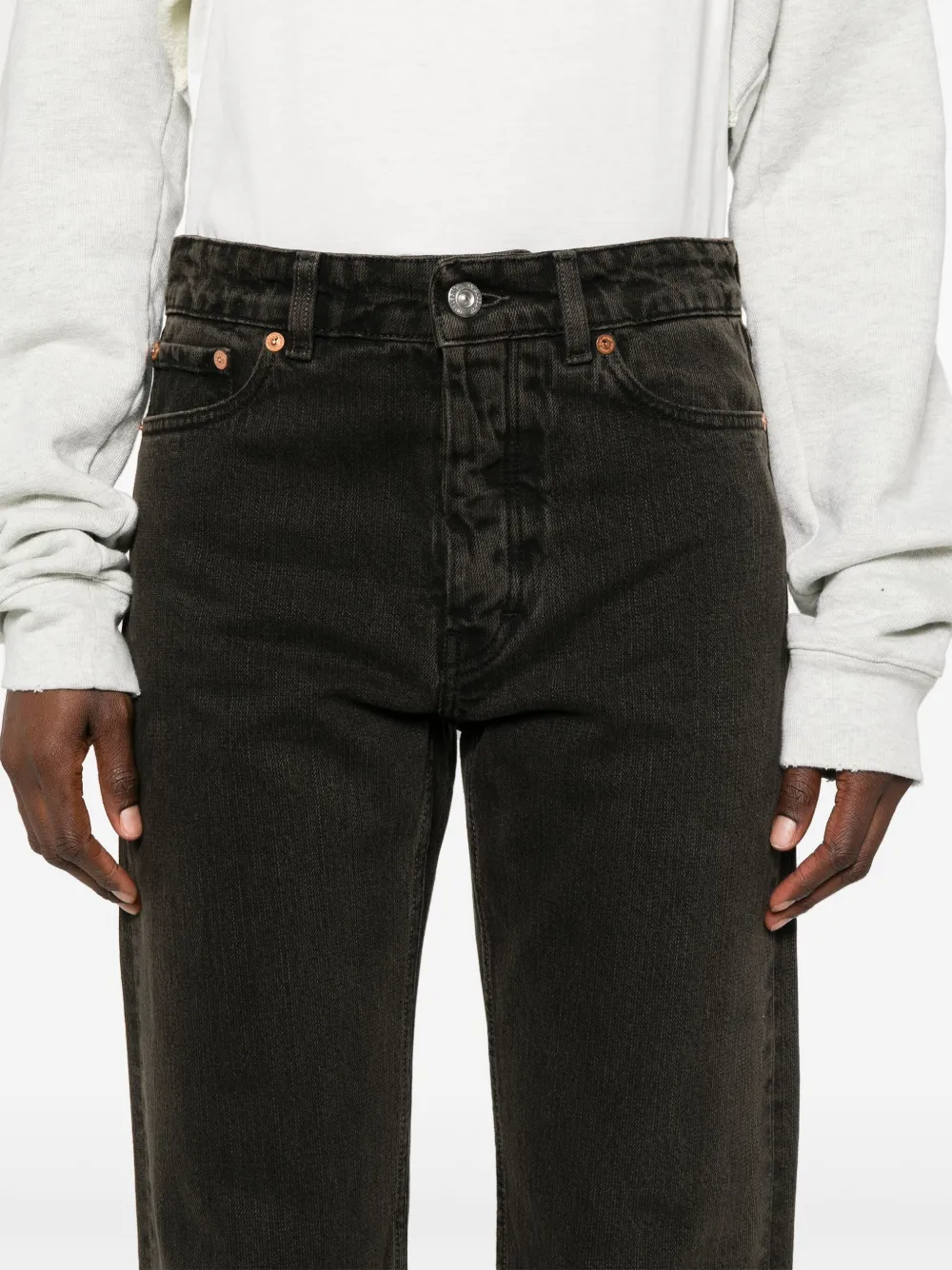 OUR LEGACY Linear Cut broek Zwart