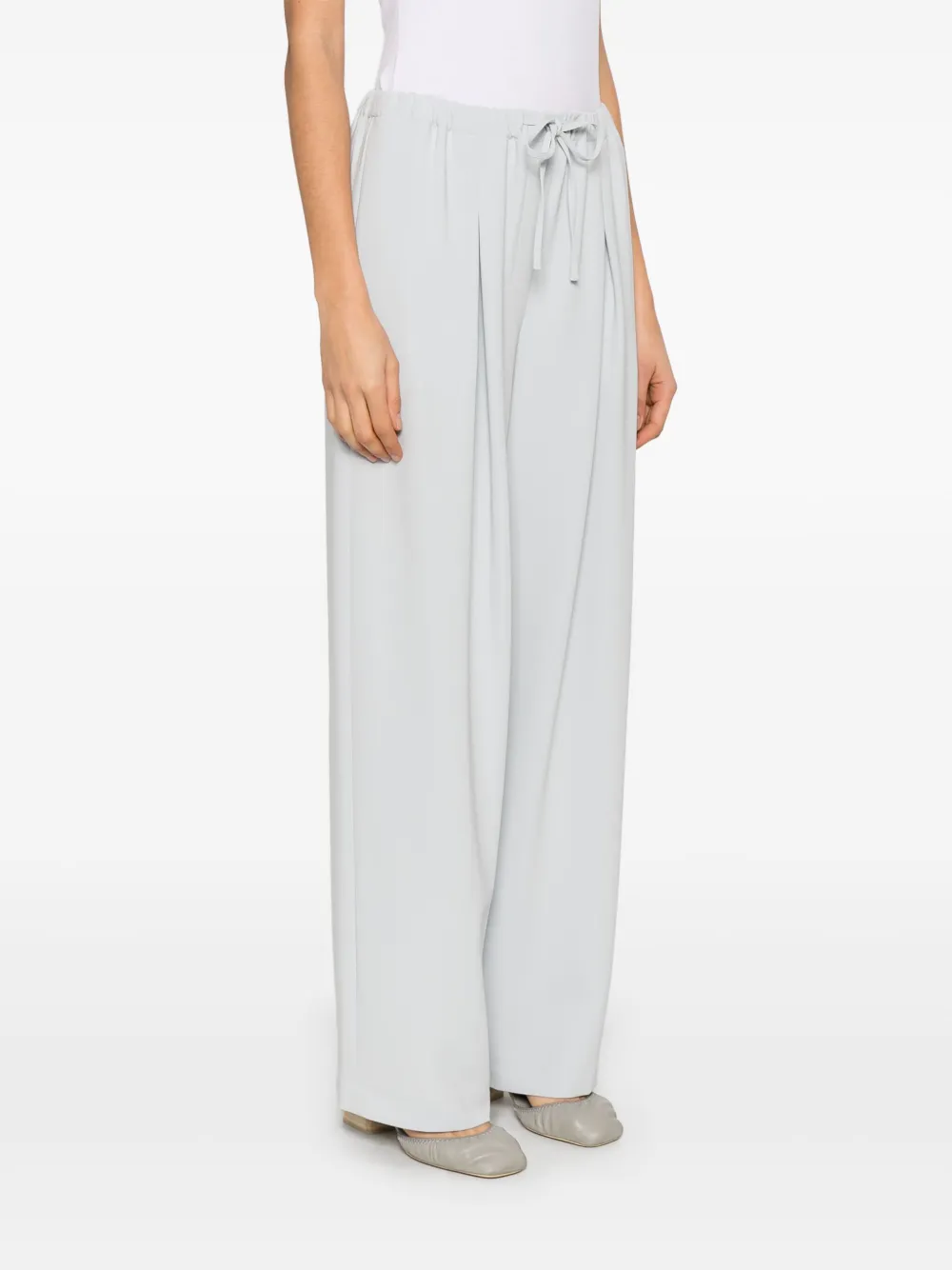 Theory Geplooide broek Blauw