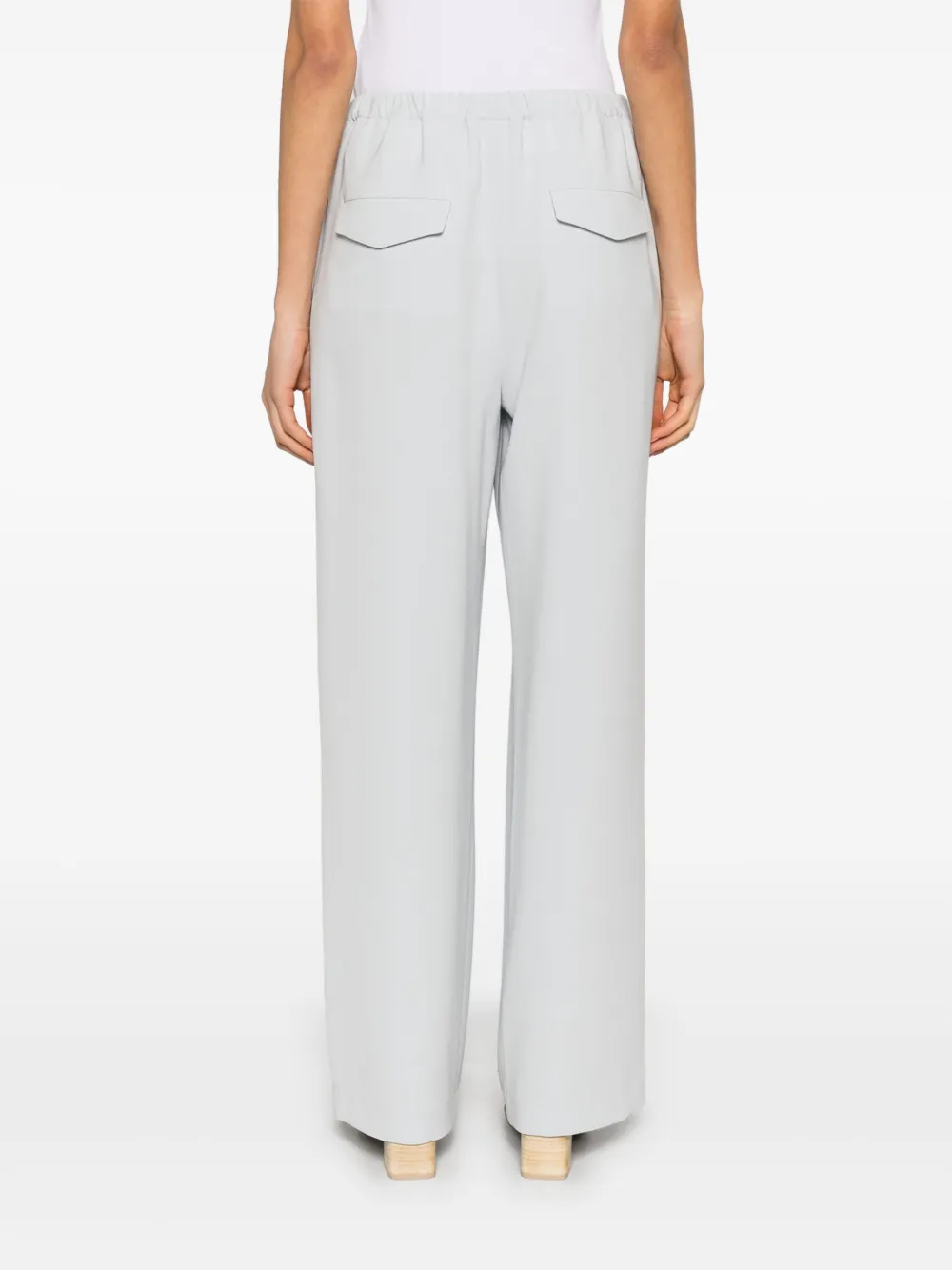 Theory Geplooide broek Blauw