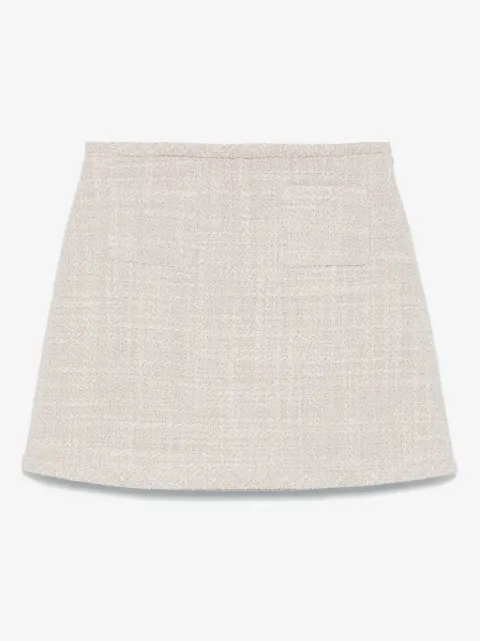 Theory minijupe en tweed à coupe évasée