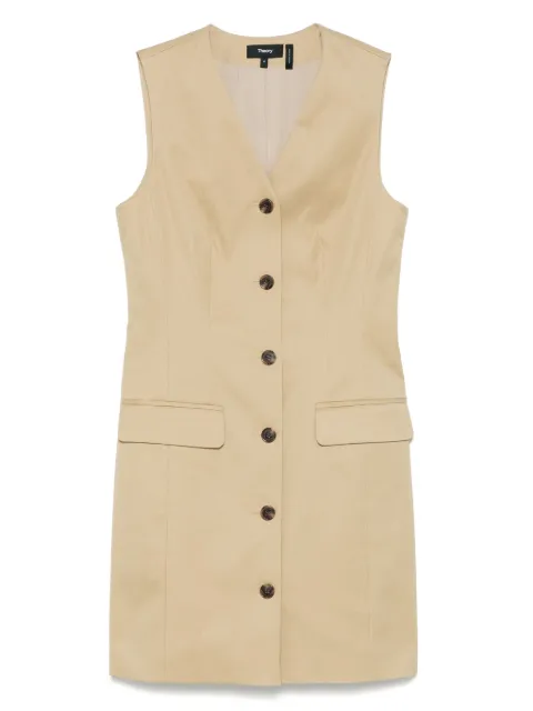 Theory gabardine-wevae mini dress